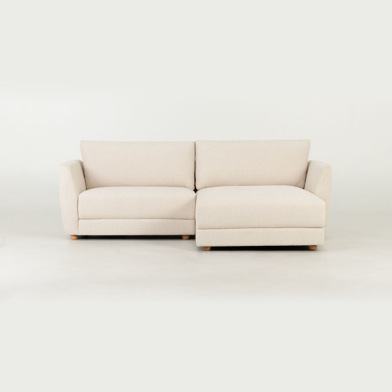 Katrina Right Hand Facing Chaise Sofa, Cream