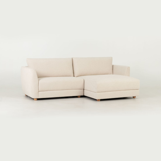 Katrina Right Hand Facing Chaise Sofa, Cream