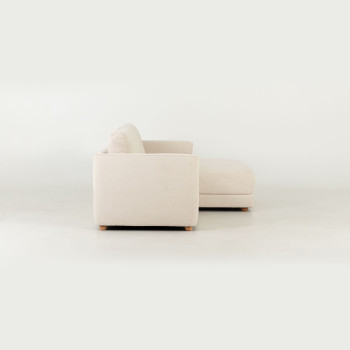 Katrina Right Hand Facing Chaise Sofa, Cream