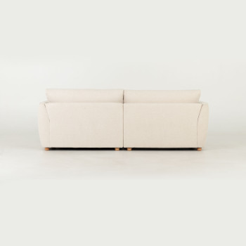 Katrina Right Hand Facing Chaise Sofa, Cream