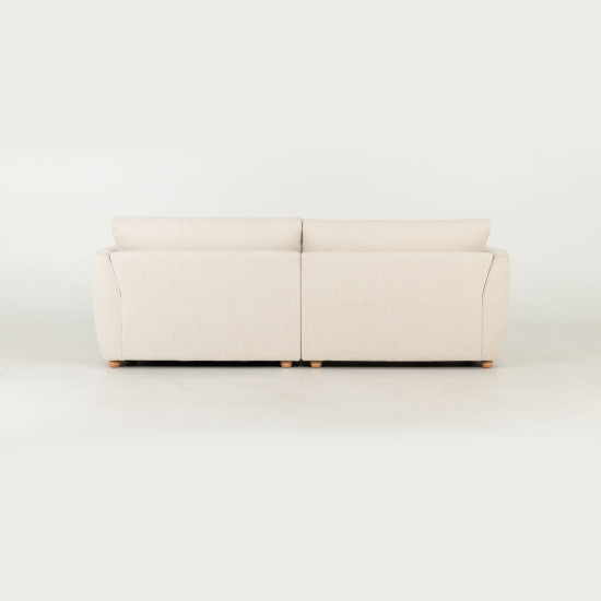 Katrina Right Hand Facing Chaise Sofa, Cream