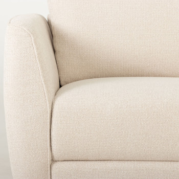 Katrina Right Hand Facing Chaise Sofa, Cream