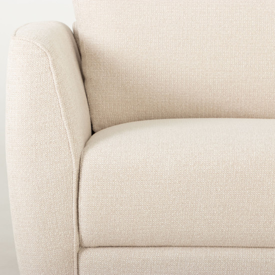 Katrina Right Hand Facing Chaise Sofa, Cream