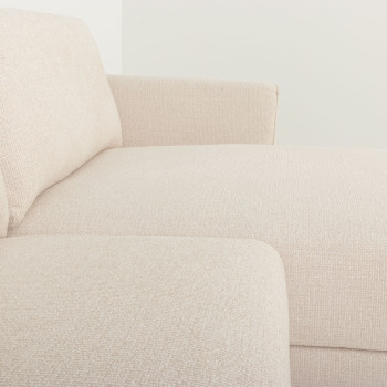 Katrina Right Hand Facing Chaise Sofa, Cream