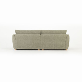 Katrina Right Hand Facing Chaise Sofa, Green