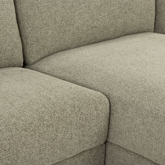 Katrina Right Hand Facing Chaise Sofa, Green