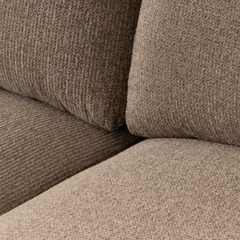 Katrina Right Hand Facing Chaise Sofa, Light Brown