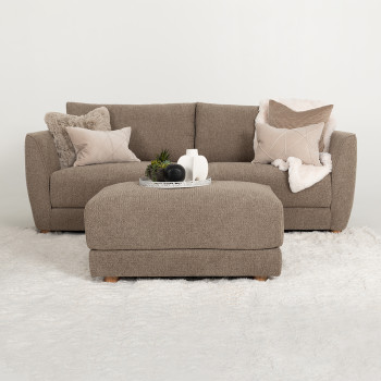 Katrina Ottoman, Light Brown