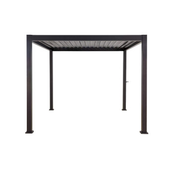 Shadestyle Louvre Roof System - 3 x 3m, Gunmetal