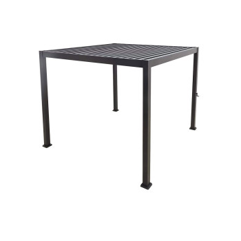 Shadestyle Louvre Roof System - 3 x 3m, Gunmetal