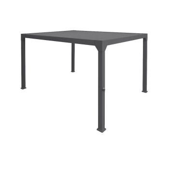 Shadestyle Louvre Roof System - 3 x 4m, Gunmetal