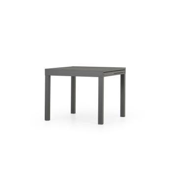 Antoni Outdoor Extension Dining Table - W90/180, Gunmetal