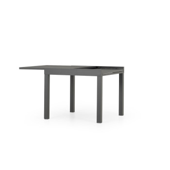 Antoni Outdoor Extension Dining Table - W90/180, Gunmetal