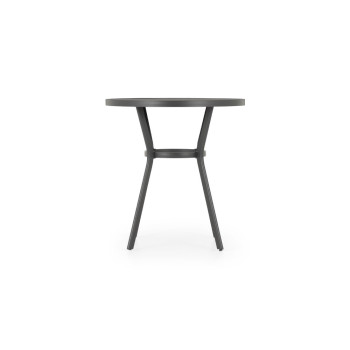Venus Outdoor Round Bar Table - W90, Gunmetal