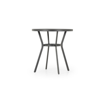 Venus Outdoor Round Bar Table - W90, Gunmetal