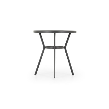 Venus Outdoor Round Bar Table - W90, Gunmetal