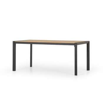 Isola Outdoor Dining Table - W170, Black