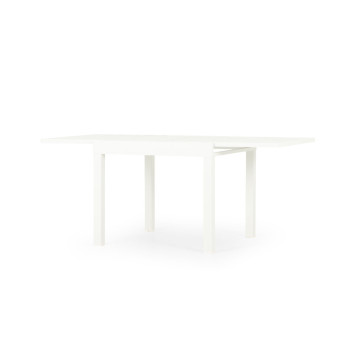 Antoni Outdoor Extension Dining Table - W90/180, White