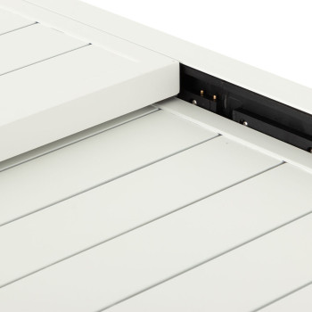 Antoni Outdoor Extension Dining Table - W90/180, White