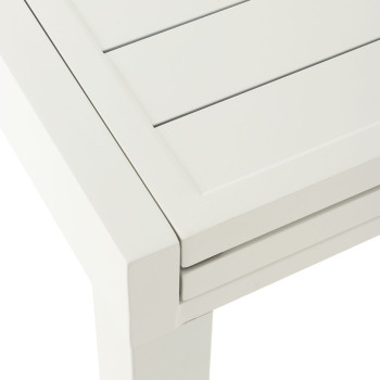 Antoni Outdoor Extension Dining Table - W90/180, White