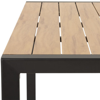 Isola Outdoor Bar Table - W150, Black