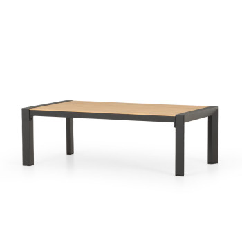 Isola Outdoor Coffee Table - W120, Black