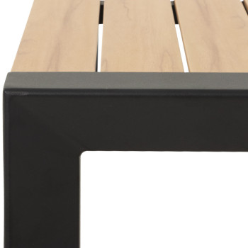 Isola Outdoor Coffee Table - W120, Black