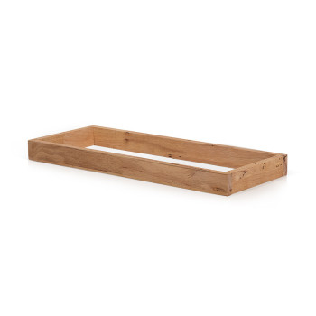 Woodwall Base - Double Cube/Narrow Shelf, Light