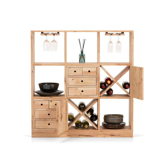 Woodwall Base - Triple Cube, Light