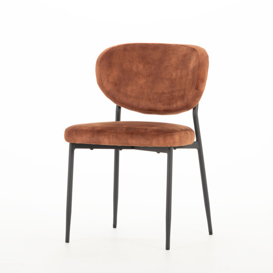 Isha Dining Chair, Rust
