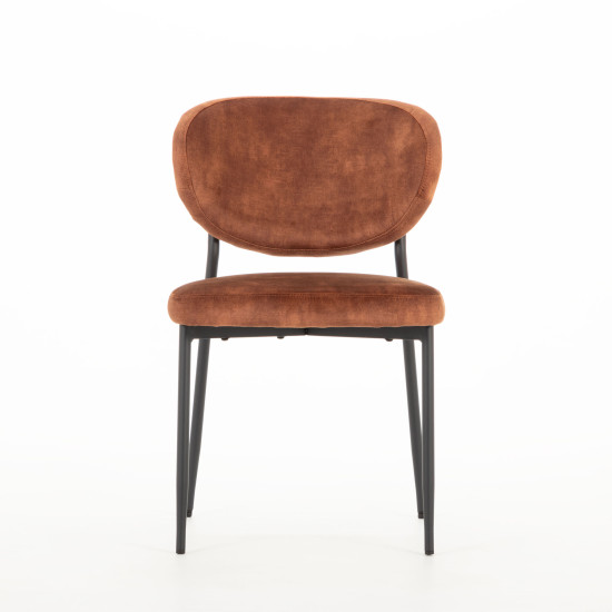 Isha Dining Chair, Rust