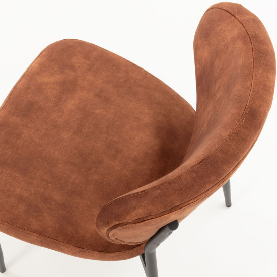 Isha Dining Chair, Rust