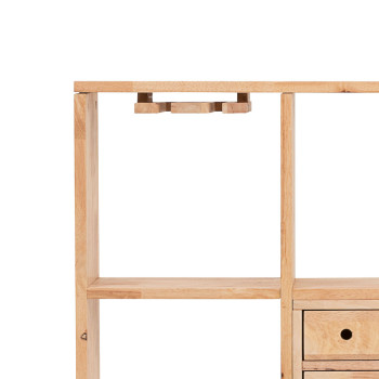 Woodwall Wine Glass Hanger - Set of 2, Light