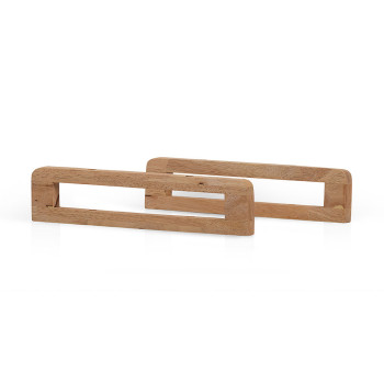 Woodwall Clothes Hanger - Set of 2, Light