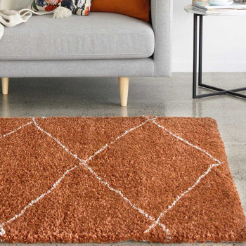 Limon Canyon Rug - 160 x 230 cm, Brick/Sand