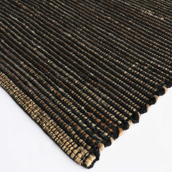 Limon Lissa Rug - 160 x 230 cm, Black