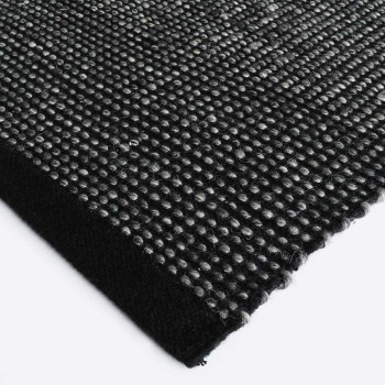 Limon Sherwood Rug - 200 x 290 cm, Charcoal/Black