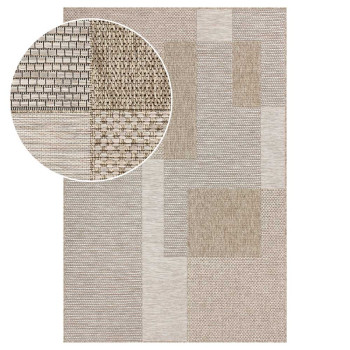 Lounge rugs under $300 in NZ — Ollo Whitstable Rug - 160 x 230 cm, Pebble
