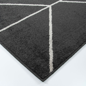 Ollo Kingston Rug - 160 x 230 cm, Black
