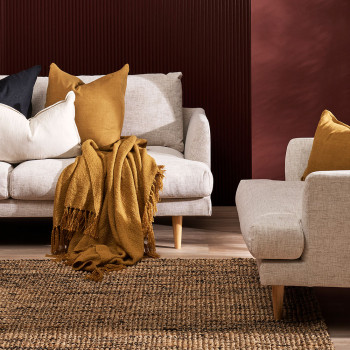 Ollo Monroe Rug - 200 x 290 cm, Black