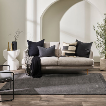 Ollo Chevalier Rug - 200 x 290 cm, Charcoal