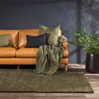 Ollo Aria Rug - 200 x 290 cm, Olive