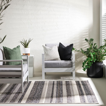 Ollo Baltimore Rug - 200 x 290 cm, Black