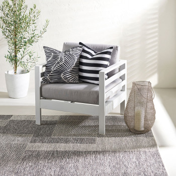 Ollo Ardmore Outdoor Rug - 200 x 290cm, Black