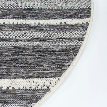 Ollo St Ives Outdoor Rug - 195 x 195 cm, Black