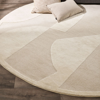 Ollo Marceau Round Rug - 240 cm, Ivory