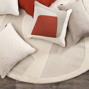 Ollo Marceau Round Rug - 240 cm, Ivory