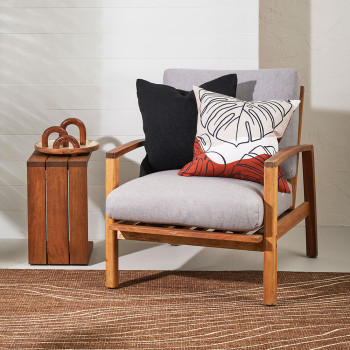 Ollo Rivers Outdoor Rug - 200 x 290 cm, Teak