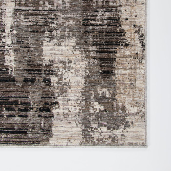 Ollo Juniper Rug - 160 x 230 cm, Taupe/Black