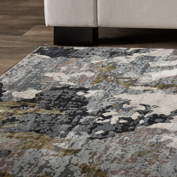 Ollo Emery Rug - 160 x 230 cm, Ink/Olive